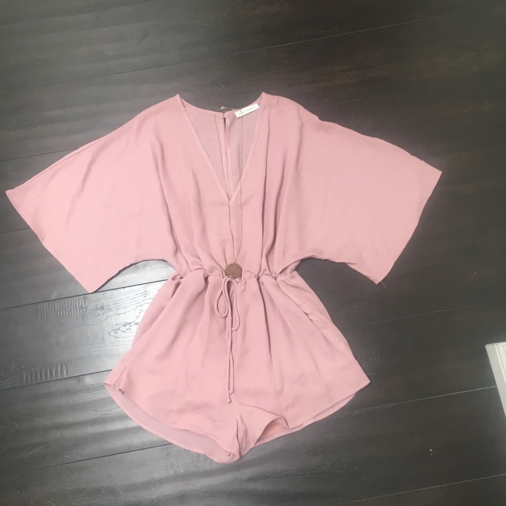 Rose Pink Romper - Picture 2 of 5